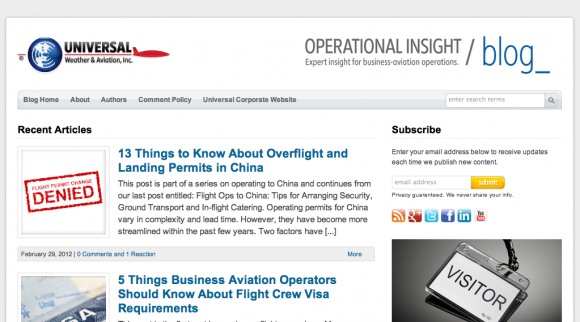 Operational Insight - Expert Insight for Business-Aviation