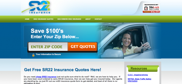 SR22 Insurance Quotes, Cheap SR22 Insurance Online - Blog Search Engine