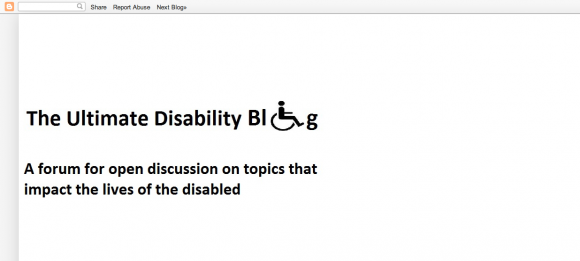 The Ultimate Disability Blog